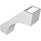 Ekena Millwork 5-in. W x 16-in. D x 16-in. H Westlake Architectural Grade PVC Knee Brace BRCP05X16X16WTL - alternate 6